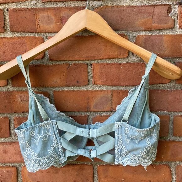 Intimate by Free People  Lace Underwire Bra in Sage Green - Picture 3 of 13